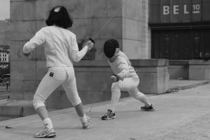woman boxing